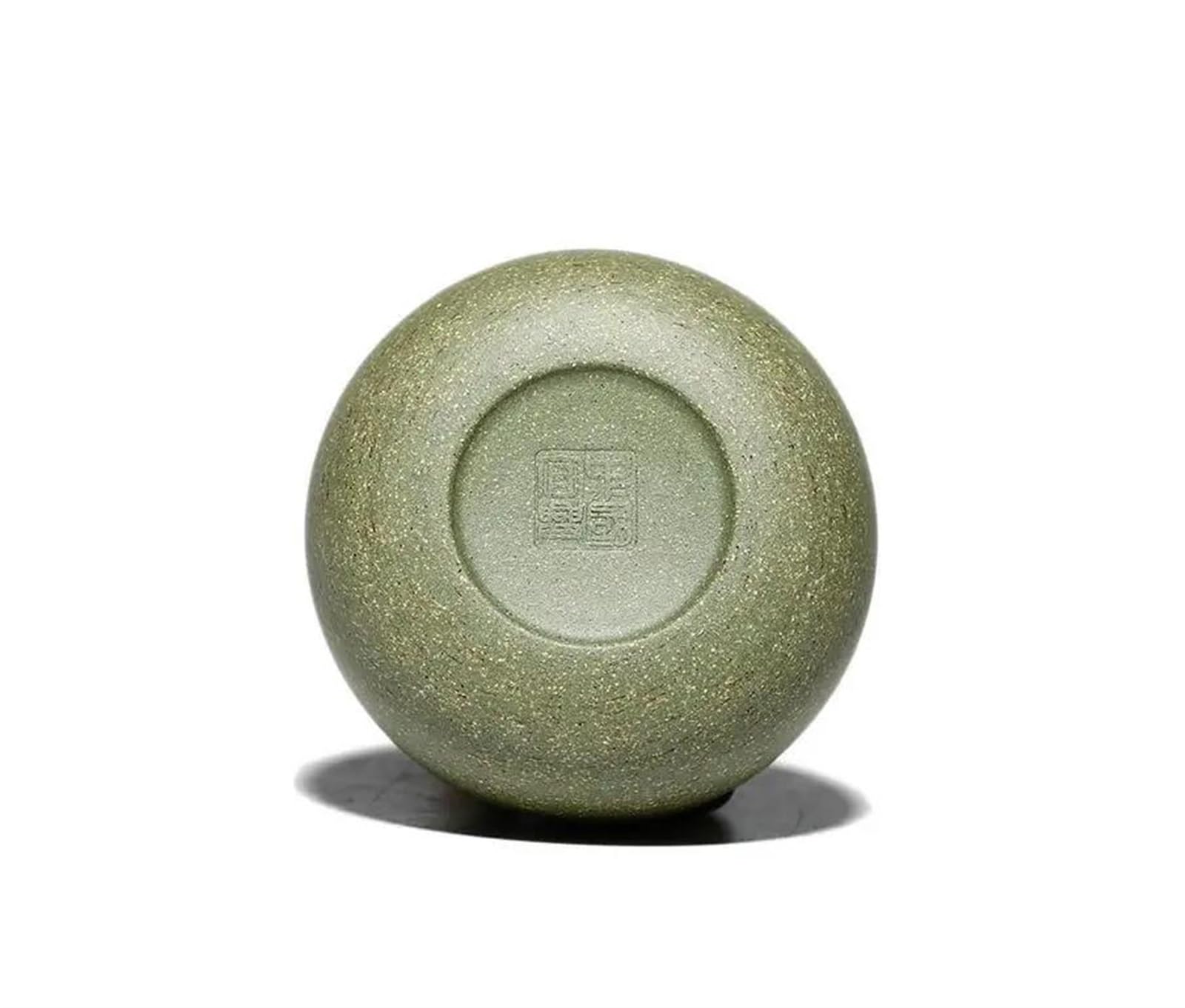 Teteras Tazón Té Hecho A Mano Taza Té Maestra Accesorios Juego Té Personalizados Taza Té Arcilla Púrpura Yixing Barro Verde Mineral Crudo 2 Unids/set Juego De Tetera Y Taza De Navidad