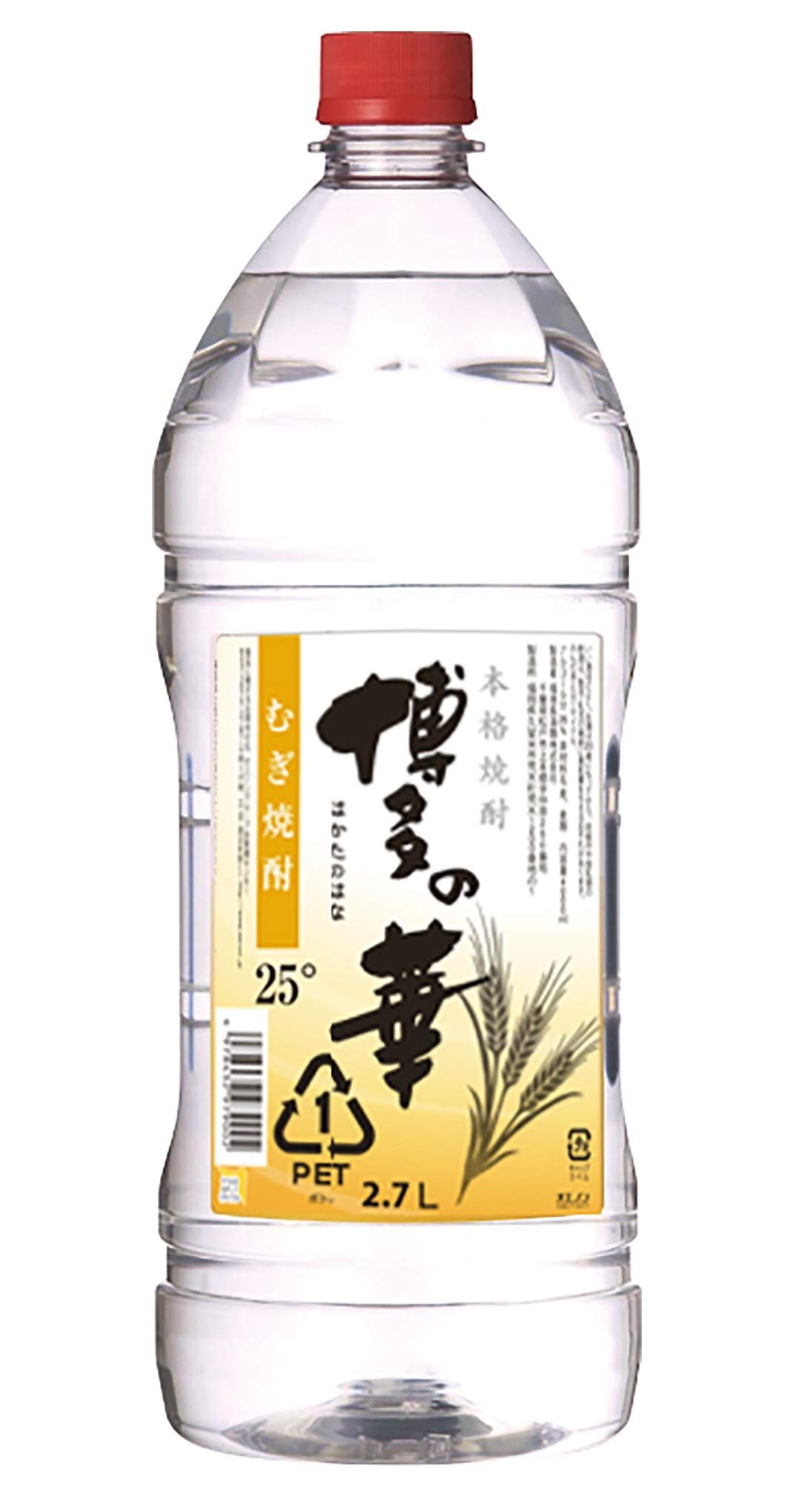福徳長 博多の華 麦 ペット [ 焼酎 25度 2700ml ]