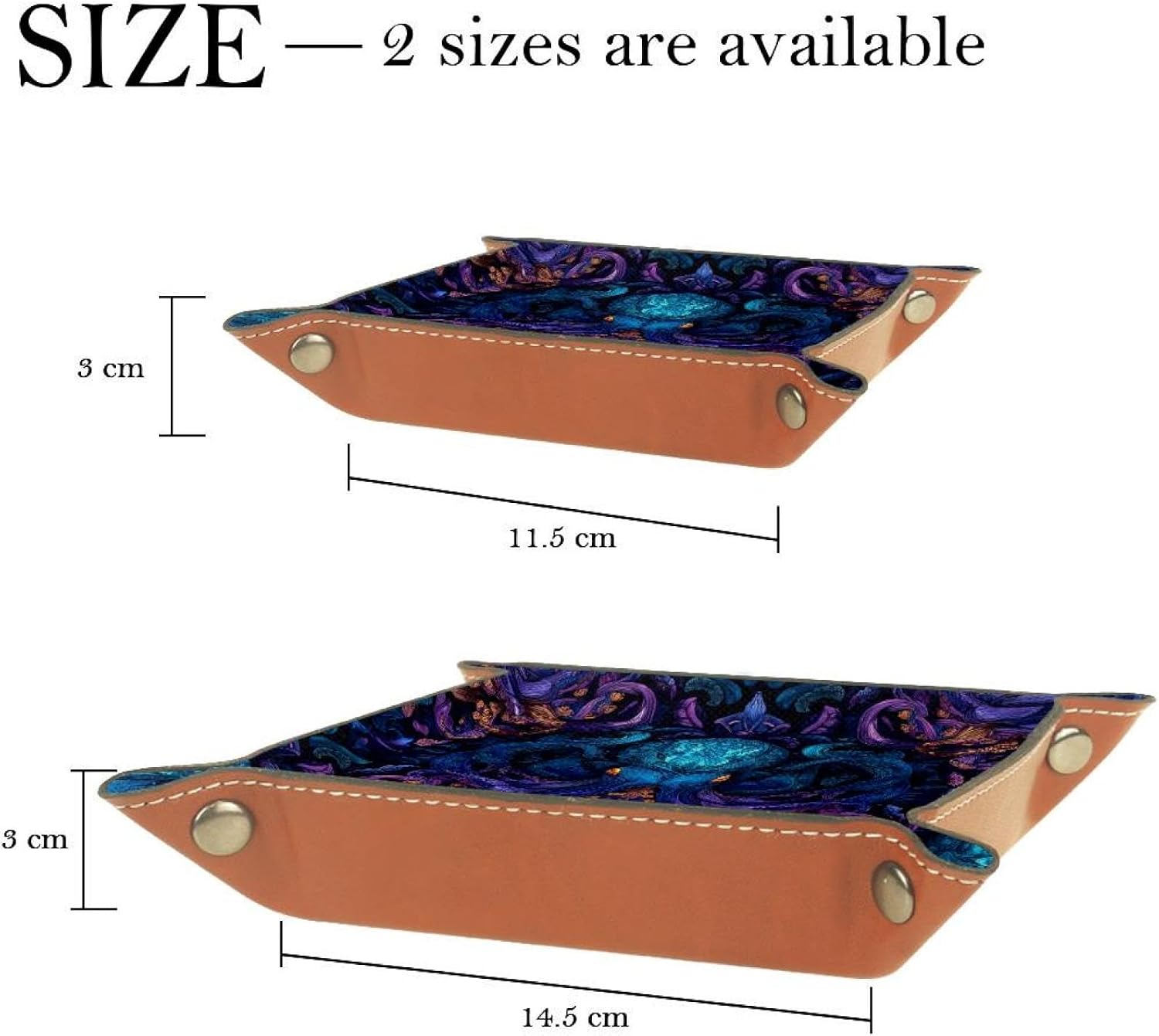 Microfiber Leather Dice Holder Folding for RPG DND Table Games, Dice Trays Storage Box Portable Folding Rolling Dice Tray 16x16cm, Octopus Fancy image 4