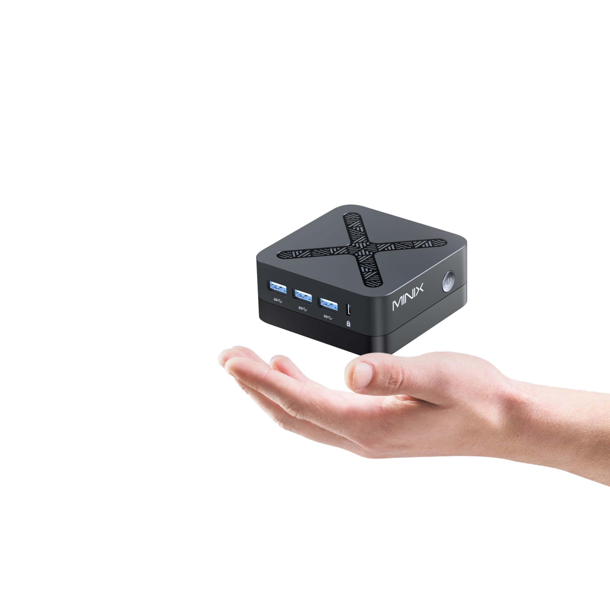 MINIX NEO Z95 Mini PC,Intel 12th Gen N95,16GB LPDDR5X RAM,512GB NVMe SSD, Dual LAN Mini Computers/4K Triple Display HDMI/DP/VESA Mount/Auto Power On/