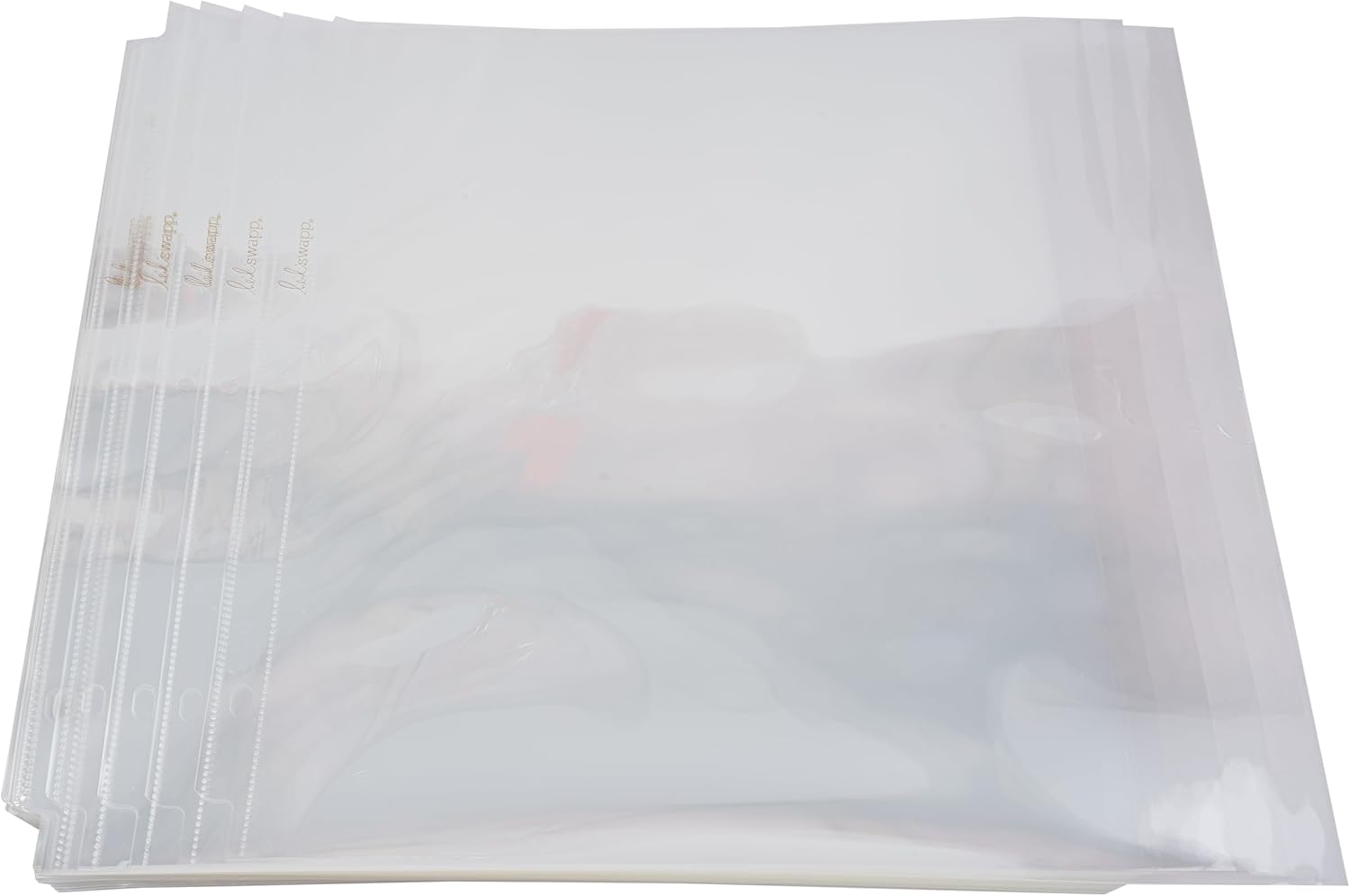 Heidi Swapp12x12 Page Protector Sleeve Set Includes 100 Pages, Non-Glare, Compatible with Most 3 Ring Albums, Perfect for Scrapbooking & More