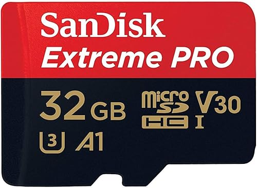 Miniatura 2 de SanDisk Extreme Pro U3 V30 A1 32GB tarjeta de memoria microSDHC para drones DJI funciona con Avata y Goggles 2 (SDSQXCG-032G-GN6MA) Clase 10 paquete