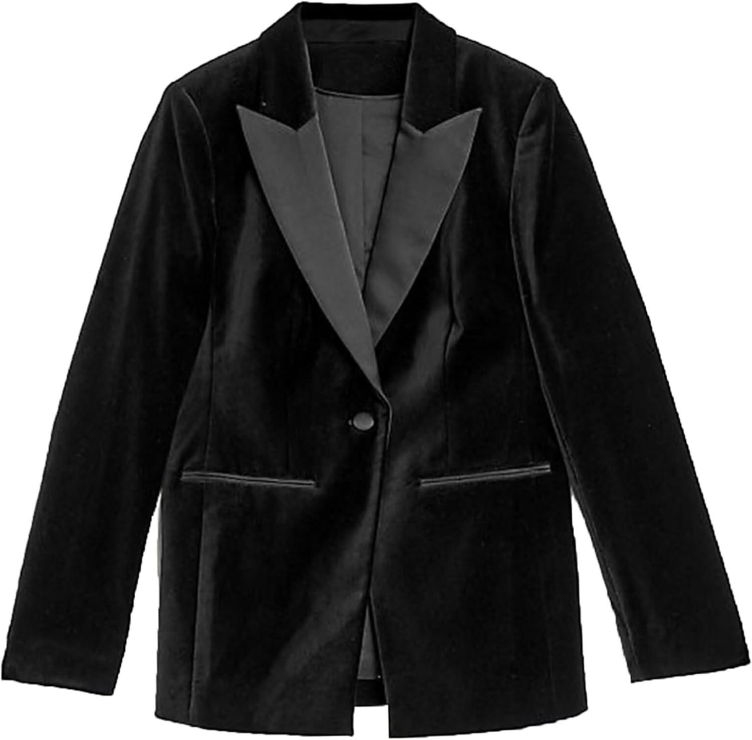 Women's Velvet 2 Piece Formal Slim Fit Blazer Pants Set Wedding Prom Dinner Party Office Suit Jacket Outfits