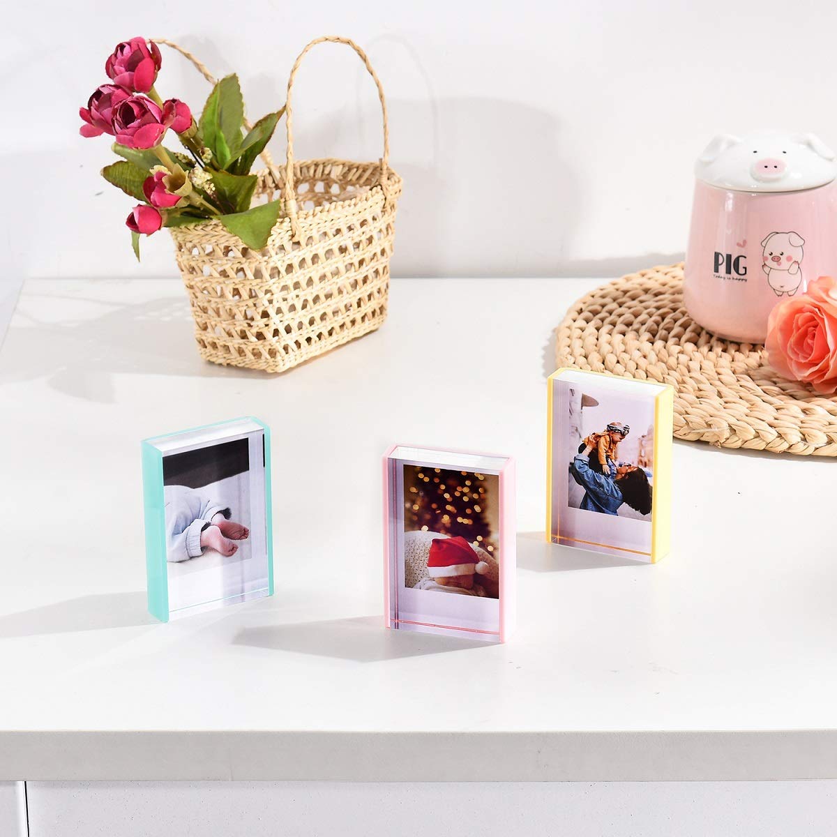 チェキ instax miniシリーズ 写真立て フォトフレーム 4個セット