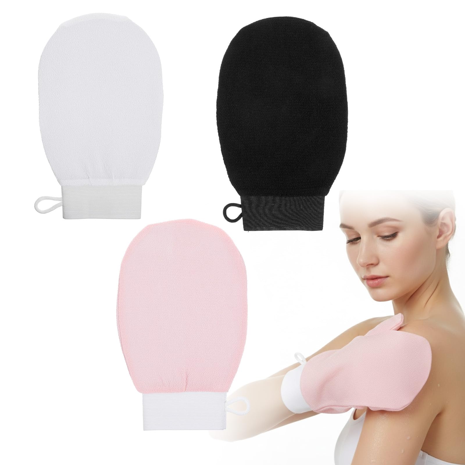peeling handschuh anwendung 3 Stück Peelinghandschuh, Körper, Koreanische Peeling- Handschuhe, Exfoliating Gloves Tiefenpeeling, Wiederverwendbare Hamam Handschuh für Körper und Gesich (Schwarz＋Weiß＋Rosa) Kosmetik Gebraucht:Gebraucht B Kinderrad Bikepacking in Calgary, 40