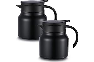 Durable 2-Pack Insulated Coffee & Tea Carafes