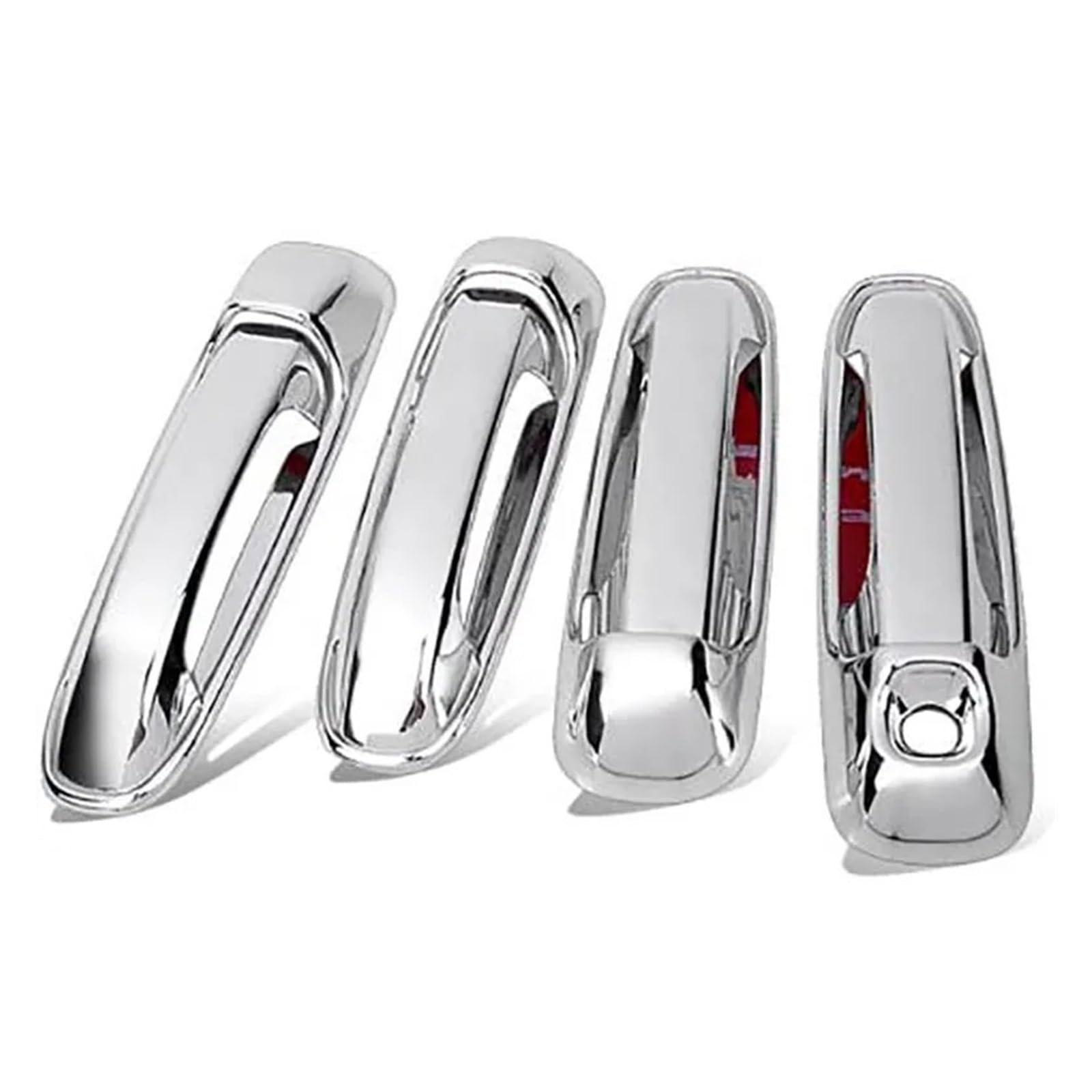 RAGPUKMUAN Car Door Outer Grab Handle for Dodge Ram 1500 2500 8Pcs ABS Chrome 4 Door Outside Handle Cover