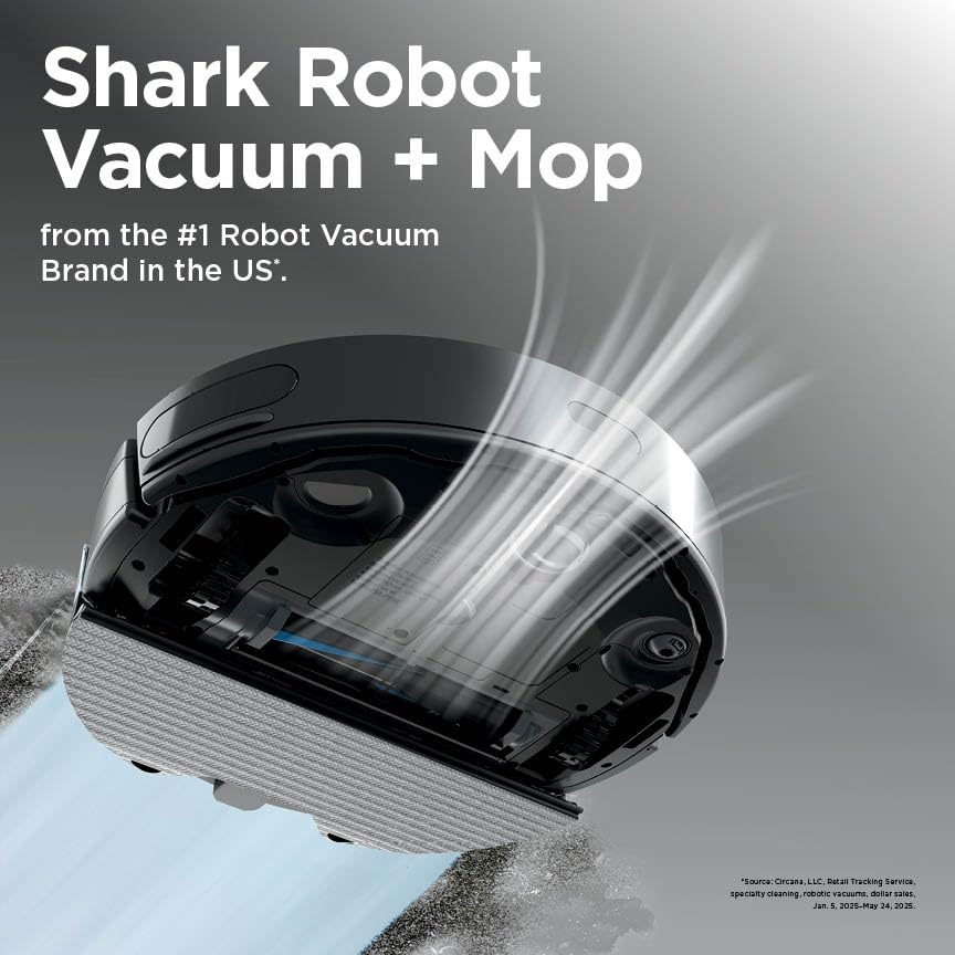 Shark Matrix Plus Robot Vacuum and Mop with Self-Empty HEPA Base, Sonic Mopping, Matrix Clean, Home Mapping, HEPA Bagless Self Empty Base, CleanEdge, for Pet Hair, UR2650WS - Image 3
