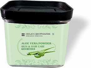 Heilen Biopharm Aloe Vera Leaf Powder – 100% Pure & Natural | For Hair, Skin & Wellness | Sealed Food-Grade Container | 200 g Pack of 1