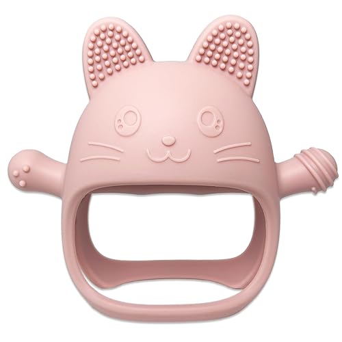 Juguetes de dentición para bebés, juguetes de dentición sin caída para bebés de 0 a 6 meses, juguetes masticables para aliviar la dentición,