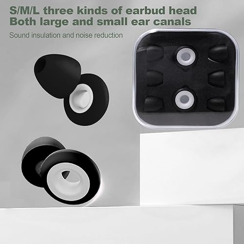 Miniatura 4 de Tapones para los oídos para dormir, con cancelación de ruido, tapones para los oídos de concierto, tapones para los oídos de natación de silicona