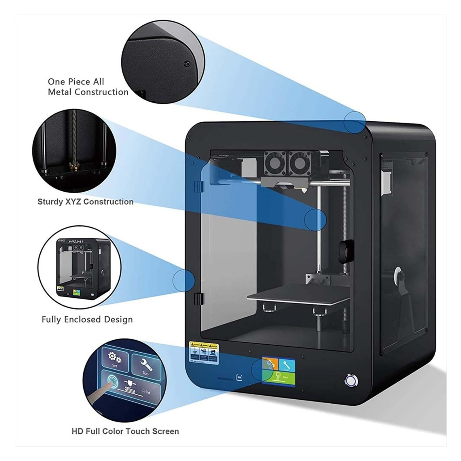 3Dプリンター 本体 FDM方式￼￼￼ タッチパネル Amazon | Anycubic Kobra 3 3dプリンター、最大印刷速度600mm/s