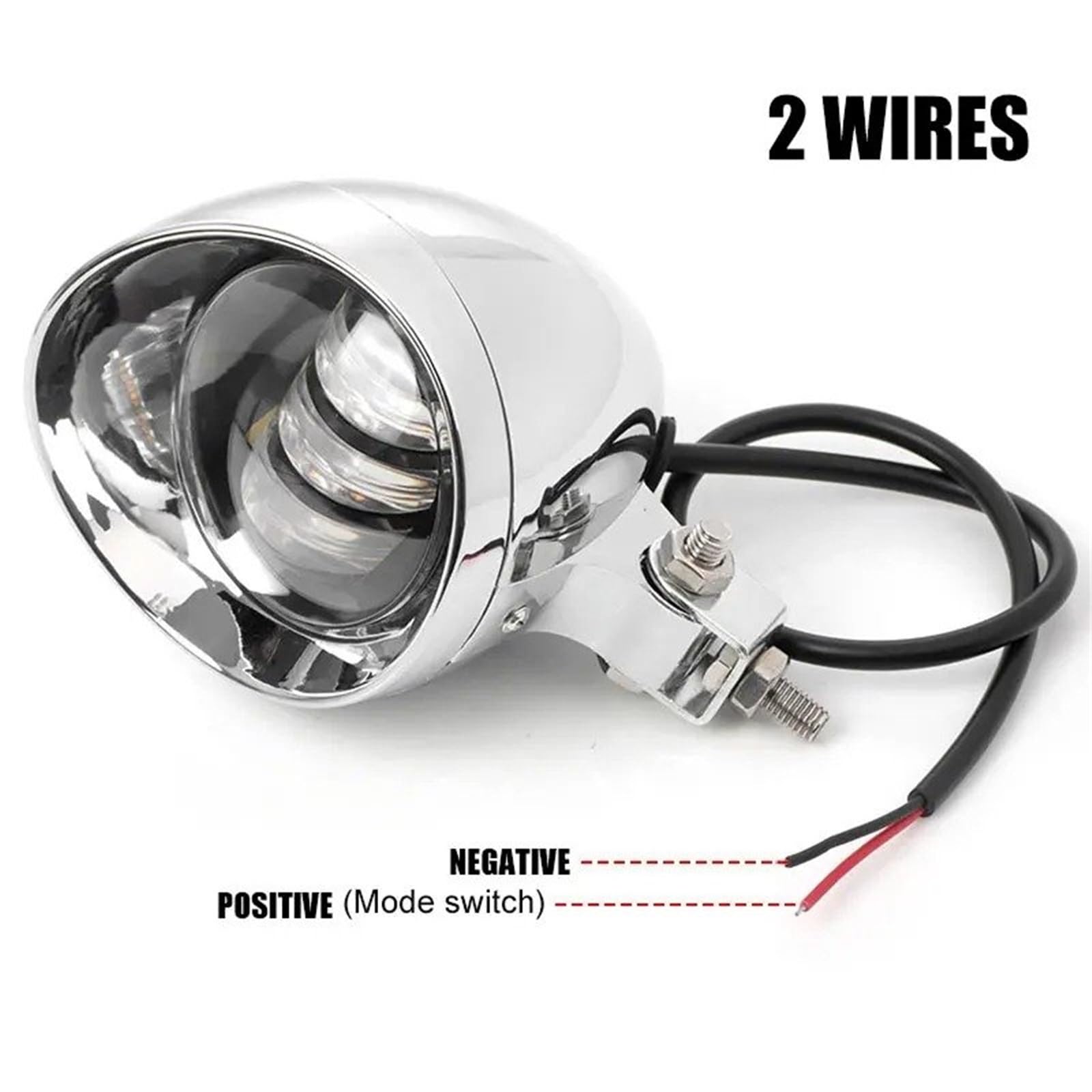 Faro De Motocicleta Foco LED Motocicleta Faros Antiniebla Doble Color Altas Para Coches Camiones SUV UTV 12 V Auxiliar Conducción LED