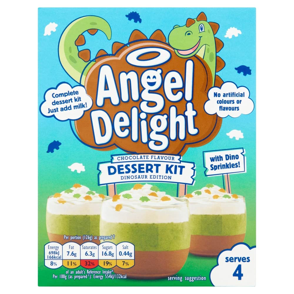 Angel Delight Dinosaur Dessert Kit Chocolate Flavour 94g