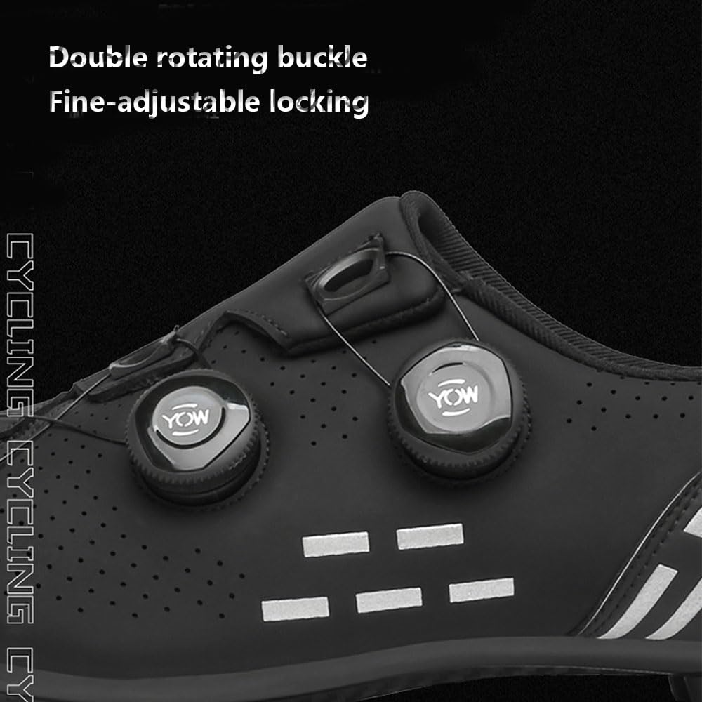 Zapatilla de Ciclismo Hombre Mujer, Zapatillas Carretera MTB Compatibles SPD Lock System