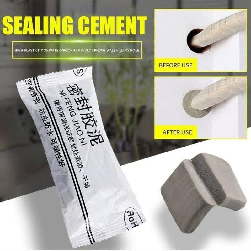 GONIPIMI | Waterproof Sealanta Masti Crack Fill Strong Sealant Clay Household Wall Hole Repair Mending Mud Sealant Sealing Repair Fill Holes/Cracks/Gaps (Pack of 1) 1