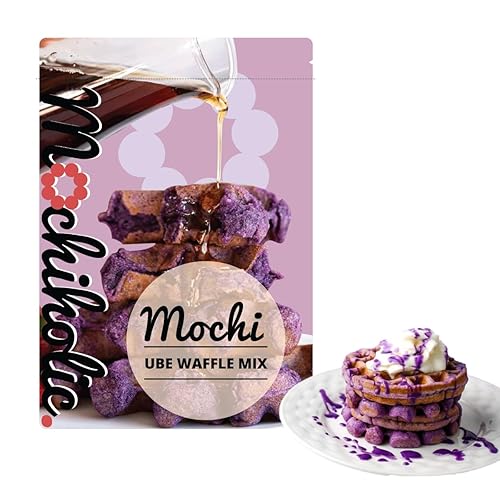 Mochiholic Ube Mochi Waffle Mix - 12 Ounce | Healthy