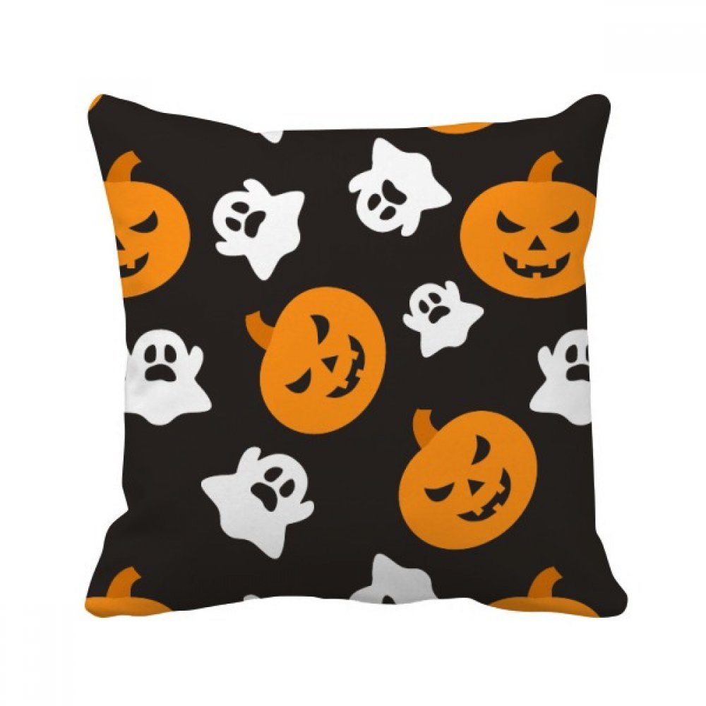 Coussin d'os Halloween 40x40cm avec insert oreiller de canapé multicolore