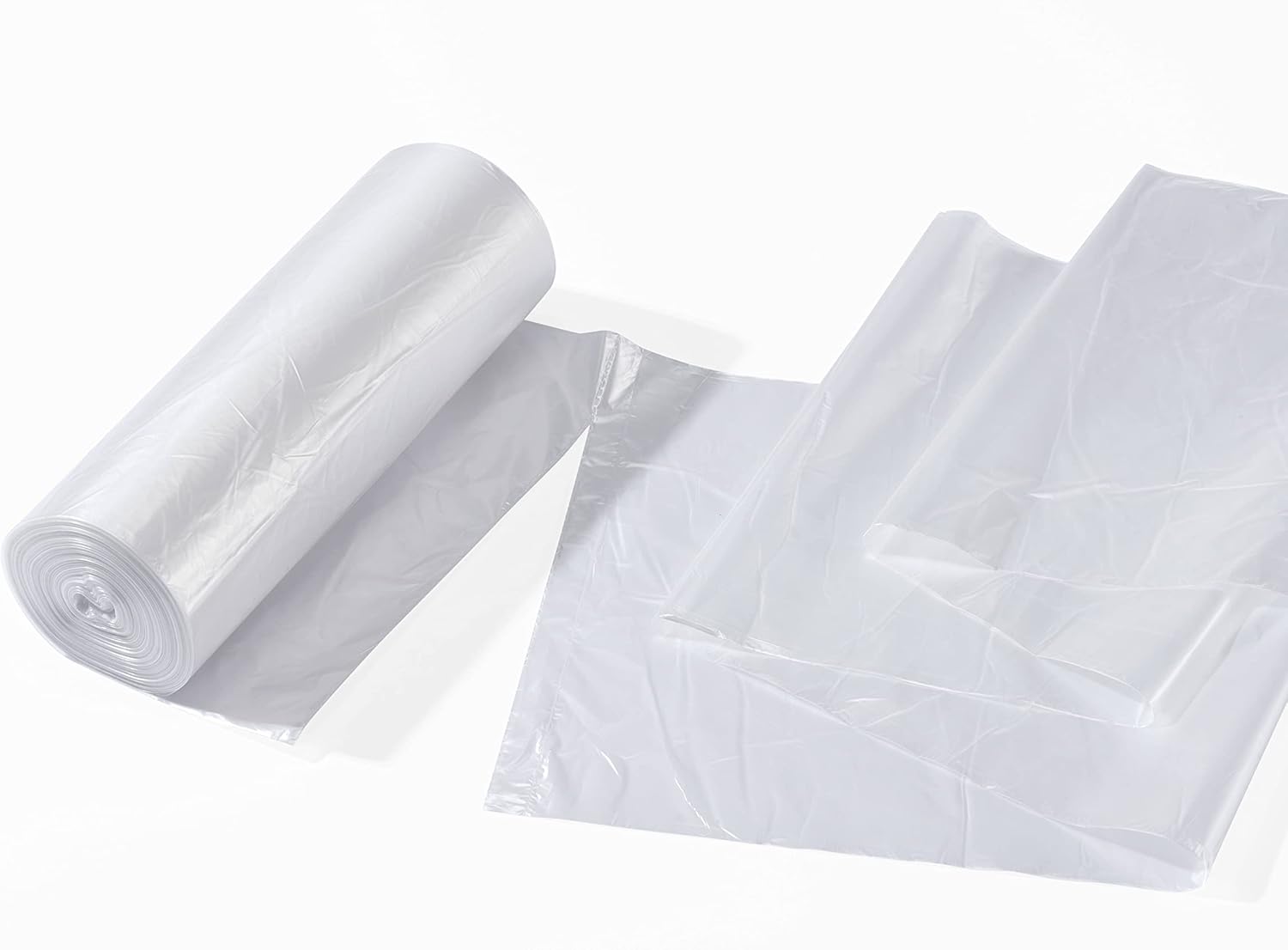 TYPLASTICS 20-30 Gallon Clear Trash Can Liners - 30" x 37" - High Density Garbage Bags - Case of 500 - Multipurpose for Office, Outdoor, Recycling, Industrial and Commercial