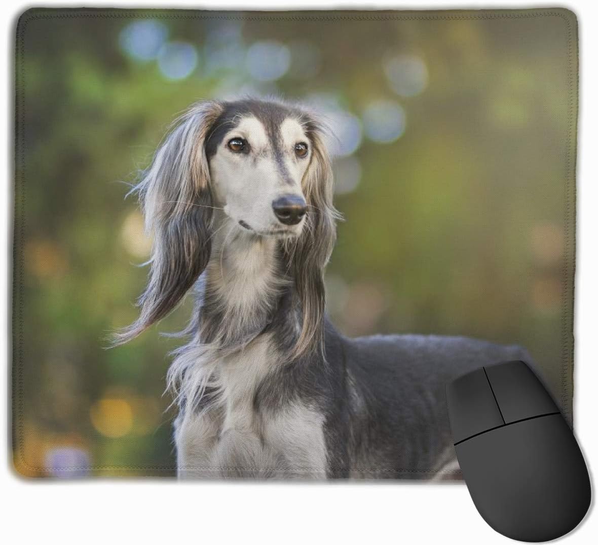 Amazon Co Jp マウスパッド 犬 サルーキ おしゃれ 耐久性が良い 滑り止めゴム底 滑りやすい表面 防水 25 30cm パソコン 周辺機器