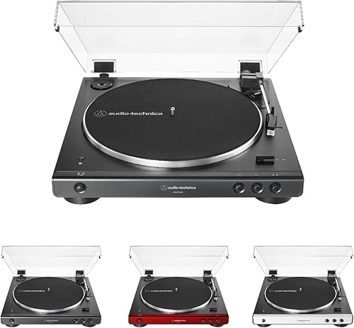 Miniatura 4 de Audio-Technica AT-LP60XBT-BK - Tocadiscos (negro) con parlantes de sobremesa Bluetooth Microlab Pro1BT (2 artículos)
