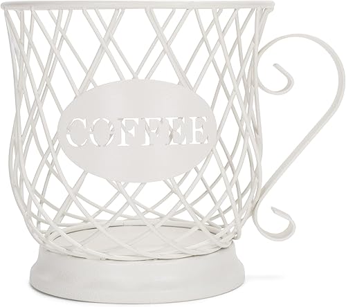 Miniatura 7 de NAT & Jules - Cesta organizadora para cápsulas de café, color negro mate, 7 pulgadas, hierro y metal