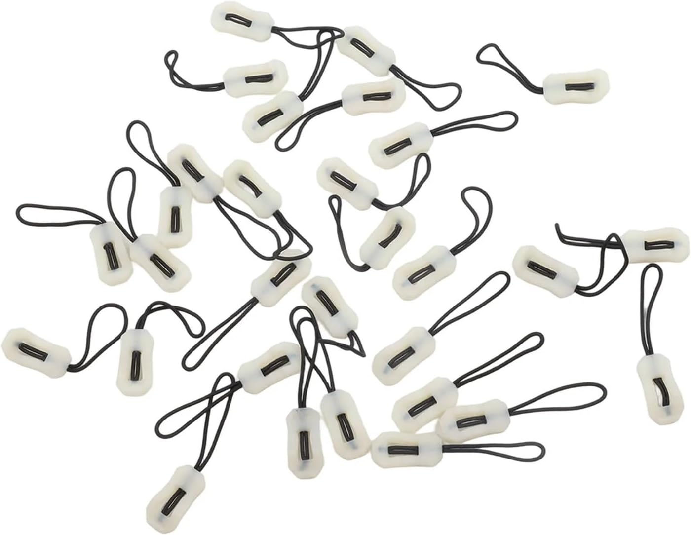 Glow in the Dark Zipper Pulls 30 Pcs Luminous Zipper Pulls for Backpacks, Easy Install for Night Use