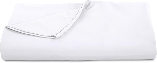 Miniatura 1 de Royale Linens Sábana encimera de 300 hilos de 100 % algodón peinado de fibras largas, súper suave, sábana encimera tamaño Queen se vende por