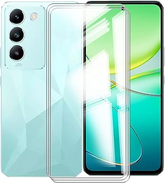 For Vivo T3 5G V2334 Screen Protector Tempered Galss, [3 Pack] High Clear [9H Hardness] [Bubble Free] Screen Tempered Glass Protective Film for Vivo T3 5G V2334 6.67 Inch.
