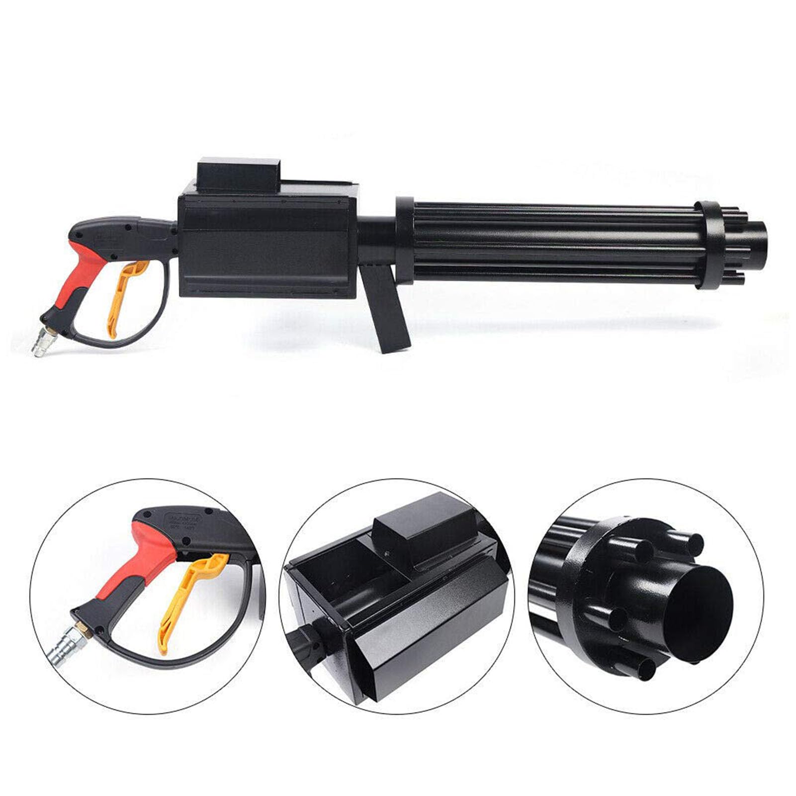 SenhE Macchina per Nebbia Portatile, Cannone a LED per Club, Blaster CO2 Portatile, Attrezzatura per Effetti Scenici per Discoteca, Festa di Matrimonio, DJ, Halloween