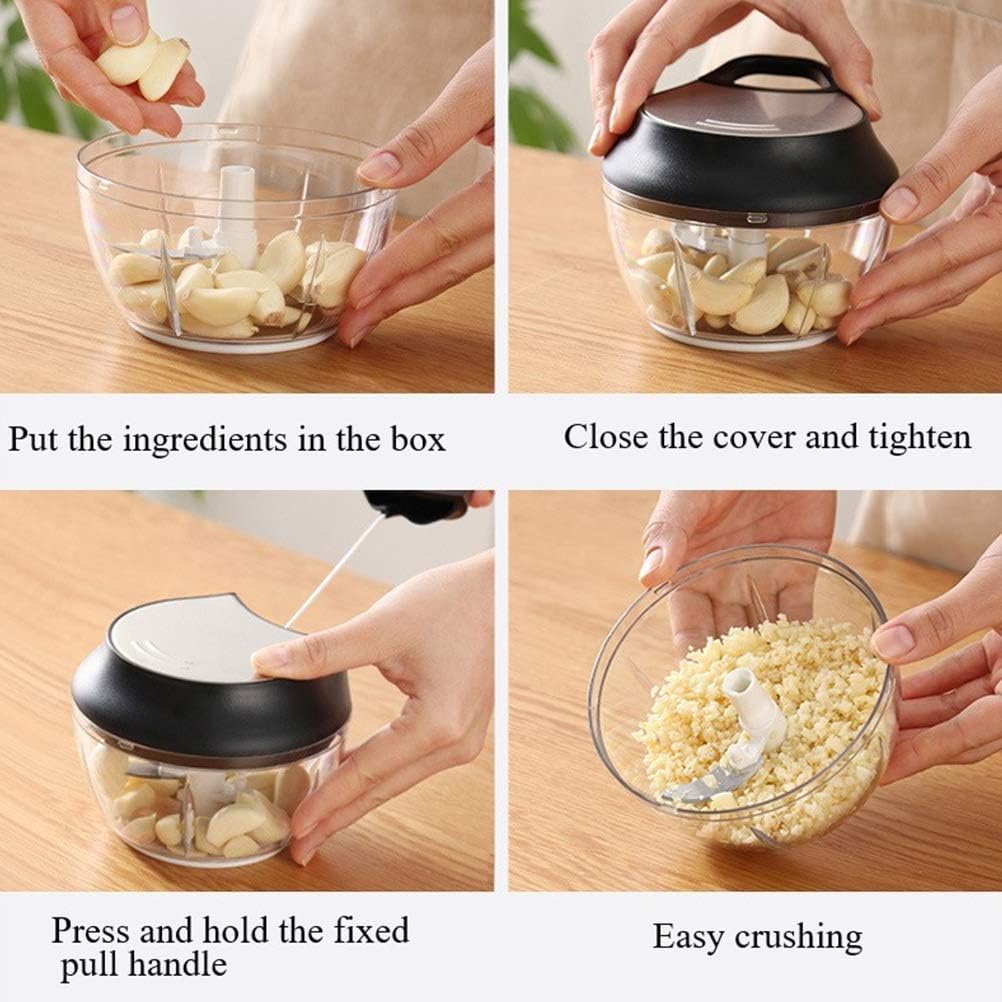 Garlic Chopper 1 Piece Portable Manual Food Chopper Garlic Mincer
