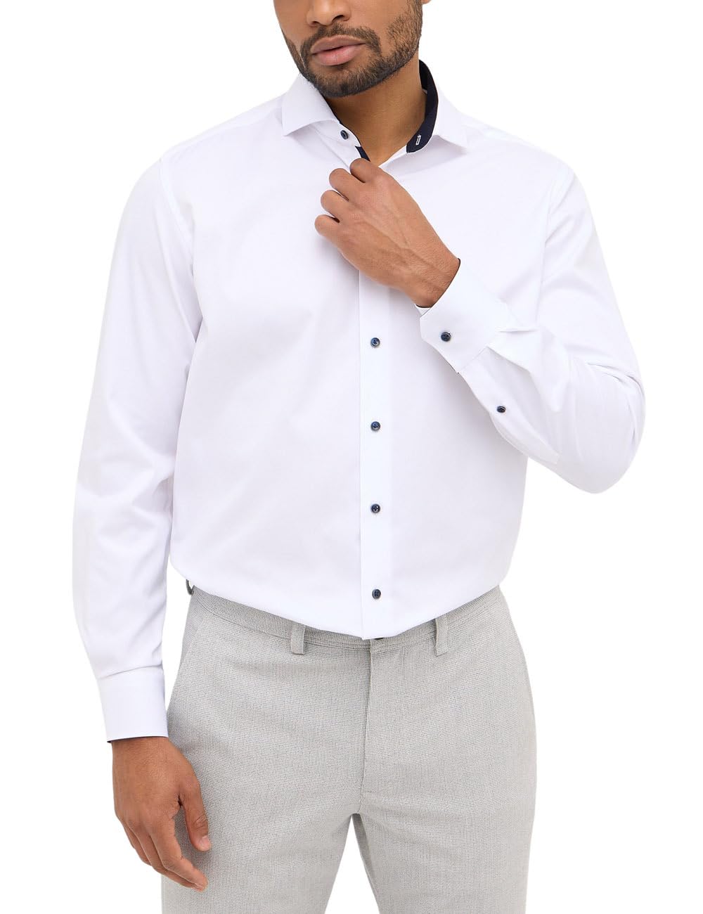 ETERNA Male Cover Shirt unifarben MODERN FIT