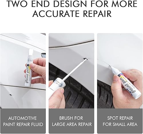 Miniatura 2 de Pintura de retoque para reparación de arañazos de pintura de automóviles, bolígrafo removedor de arañazos automático impermeable (rojo)