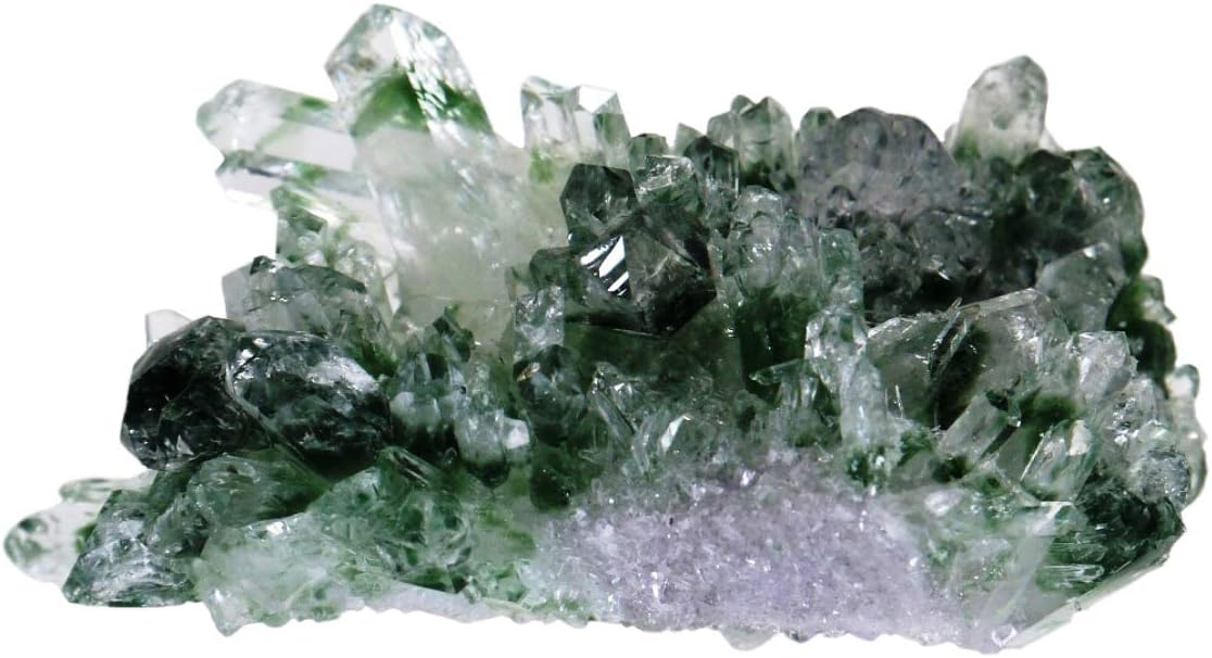 現金特価 クラスター 水晶 176g 172 41 浄化 原石 クォーツ クリスタル グリーンファントム入り アメリカ産 パワーストーン