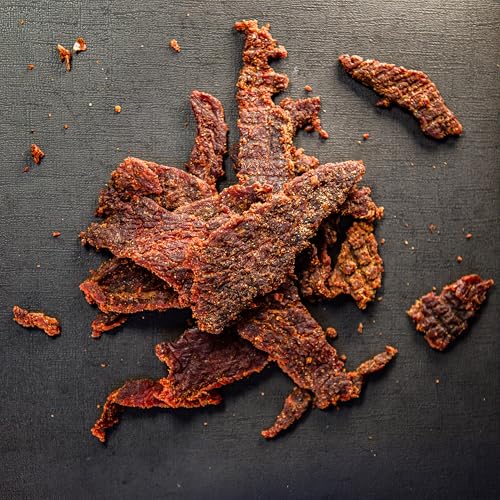 Image of Centennial Cuts Beef Jerky - Campfire BBQ - High Protein, Classic Sweet & Smoky Flavor - 7 oz Snack