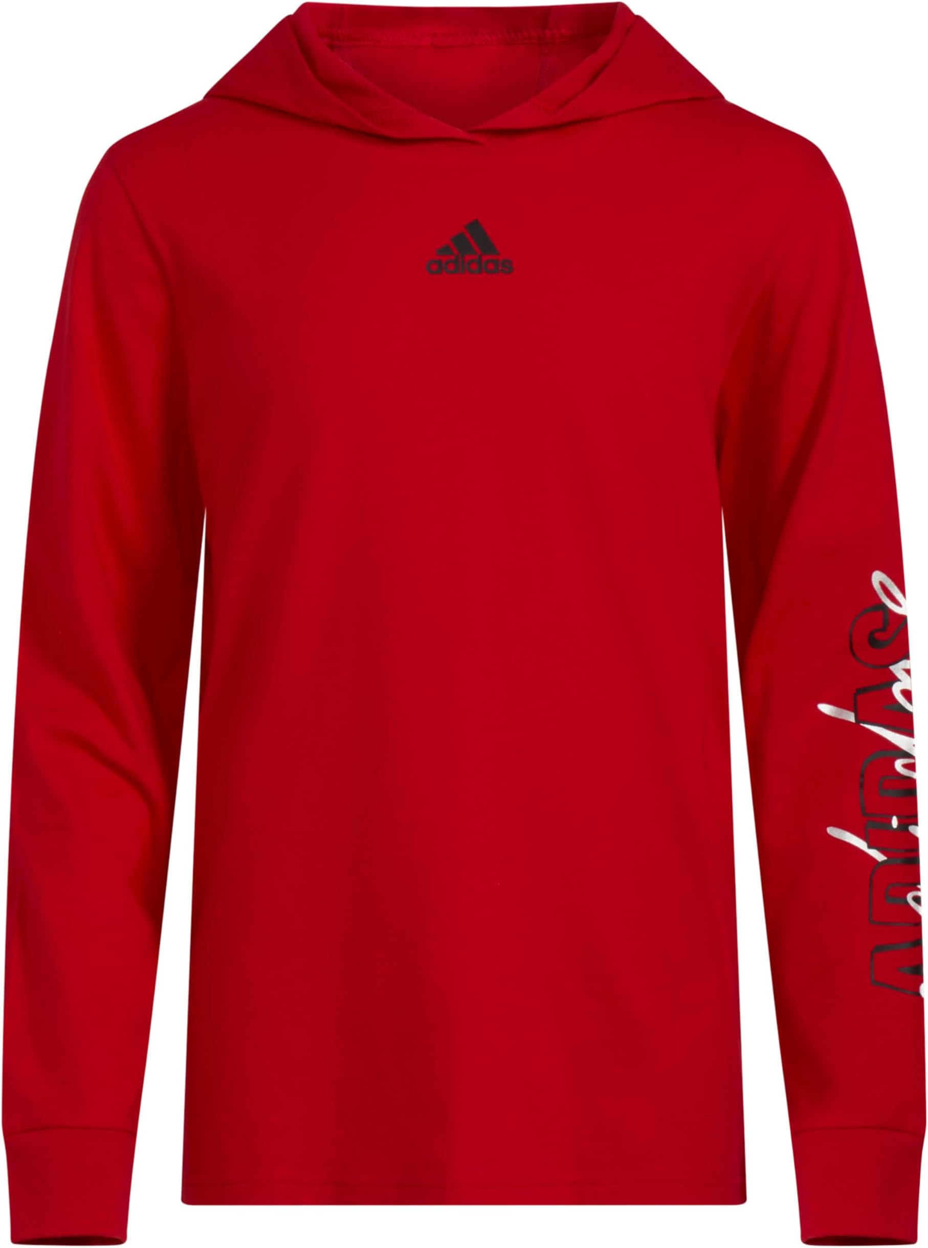 adidas red long sleeve top