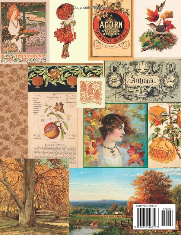 Vintage Fall Ephemera: A Beautiful Autumn Collection for Junk Journals, Card Making, Scrapbooking and Many Paper Crafts image 3