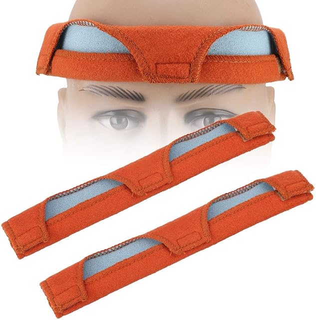 Helmet Sweatband, 2pcs/Set Hard Hat Sweat Band Hard Hat Welding Antiperspirant Belt Air Cushion Sweatband Absorber Air Cushion Sweatband Helmet Comfortable Pad 9.64x 1.57inch