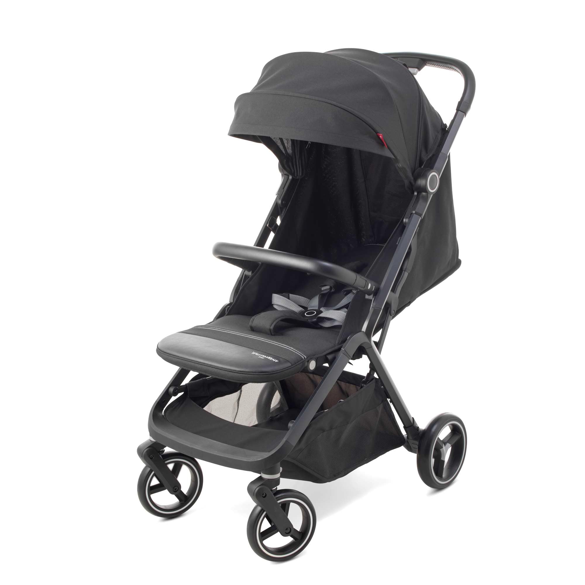 WILLIAM KENT 1733 Poussette citadine Sirius | dès 6 mois et jusqu'à 22kg | pliage automatique | fenêtre de surveillance | dossier multipositions | canopy extensible + ouverture filet | grand panier