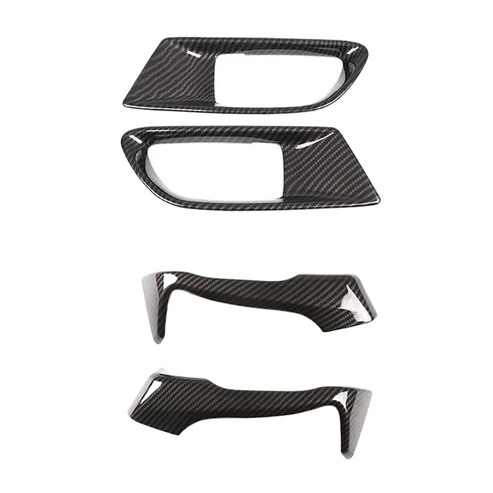 Fhcbutae Carbon Look Interior Car Handle For Subaru For Brz 2012-2020 Abs Car Interior Door Handle Cover Trim Frame Sticker(Carbon Look)