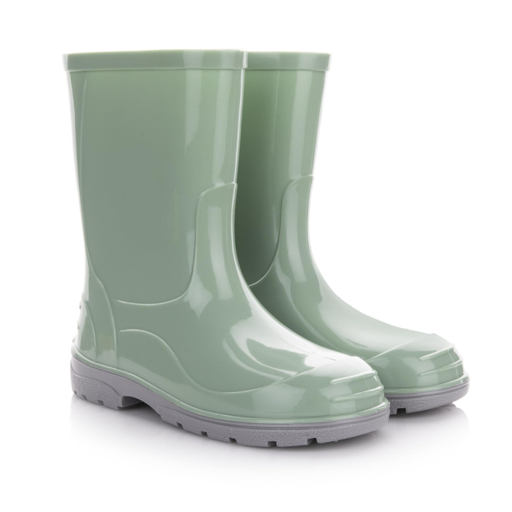 LEMIGO Unisex Kinder Gummistiefel Regenstiefel Regenschuhe OLI 20-35 EU (Minze, EU Schuhgrößensystem, Kleinkind, Numerisch, M, 22)