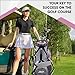 Golf Stand Bag - Premium Everyday Women's Golf Stand Bag for Women and Ladies, 14-Way Top Dividers, Ultra Lightweight, Easy for Carrying, Durable Water Resistant Womens Golf Bag (Pink/Grey)