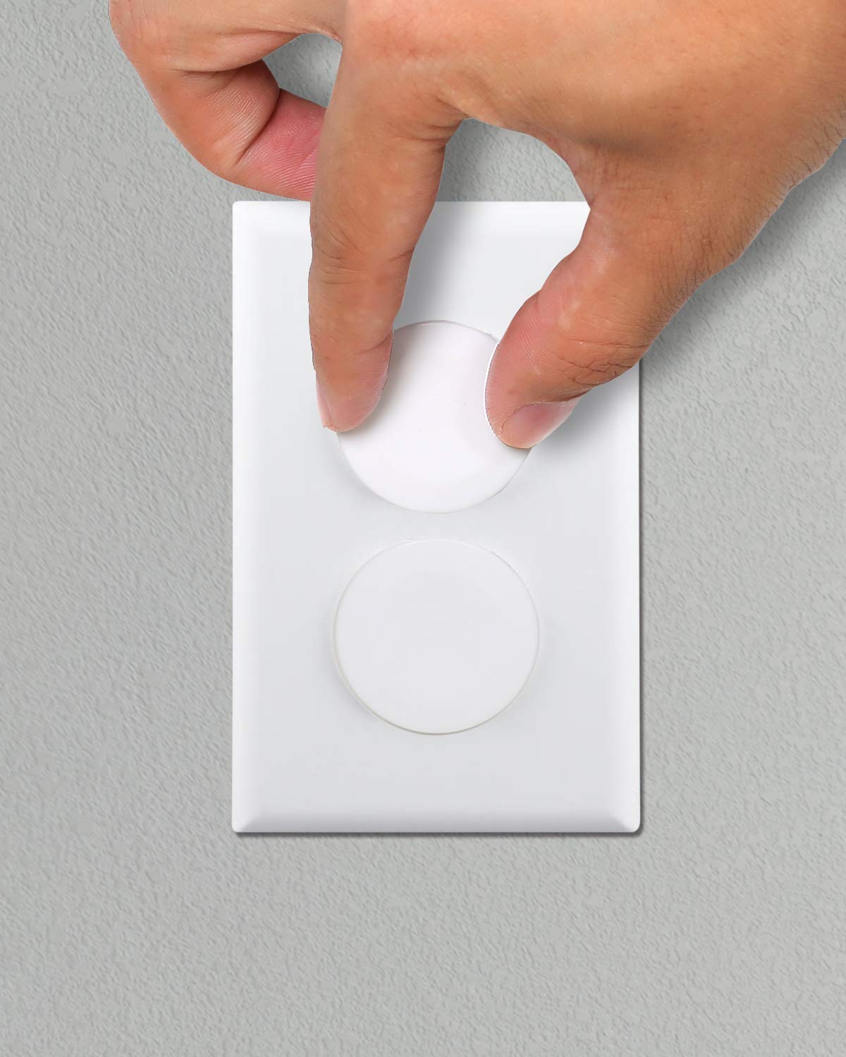 Vmaisi 74 Pack Child Safety Kit - 36 Magnetic Cabinet Locks and 4 Magnet Keys Bundle with 38 Outlet Covers