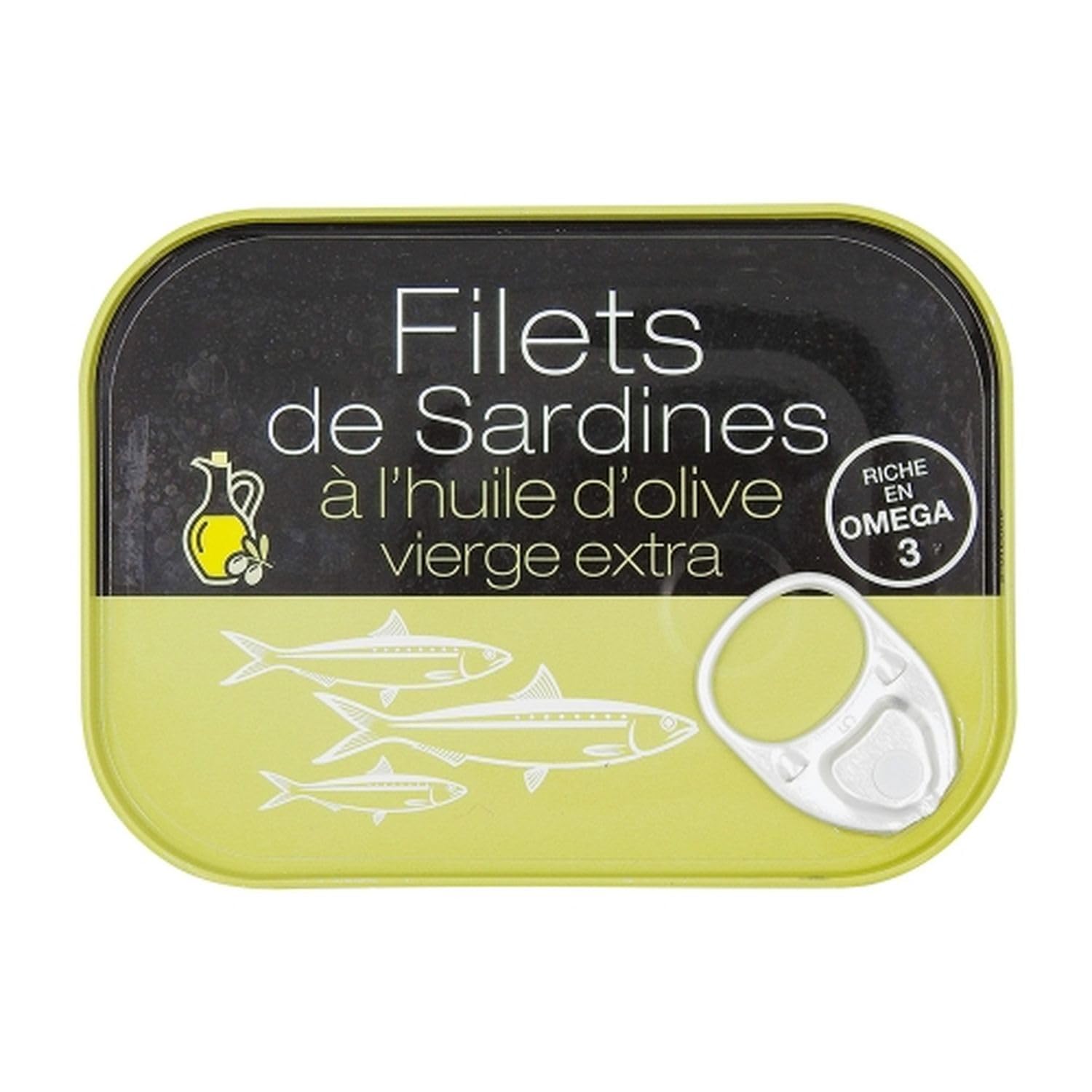 Lot 6x Filets de sardines à l'huile d'olive vierge extra - Conserve 100g