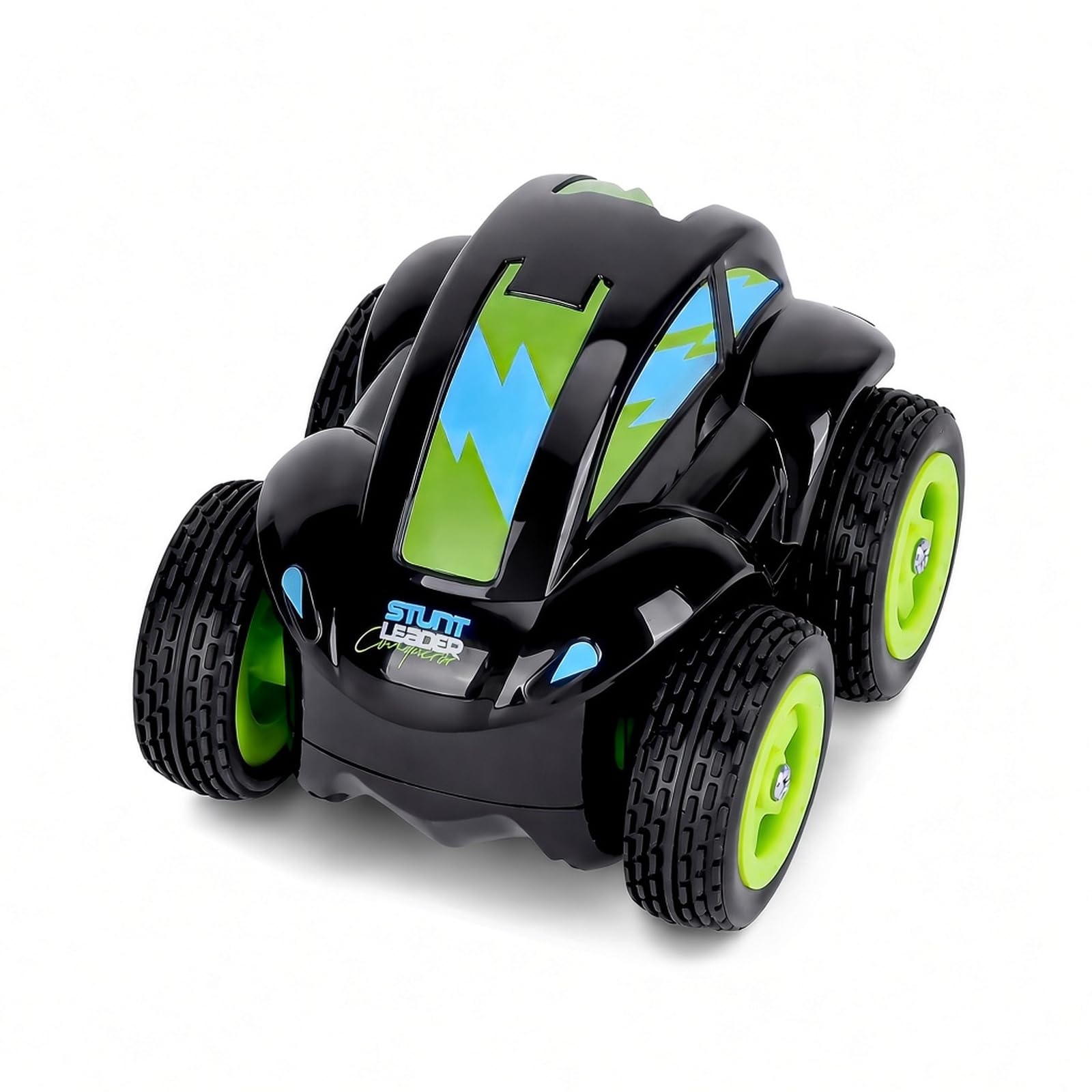 Sundaymot Monster Rremote Control Cars, 360°Flip Stunt RC Car with ON/OFF Cool LED Lights, 2.4GHz 4WD Monster Truck, Kids Indoor & Outdoor Toys, Toys for 3 Year Old Boys and Girls