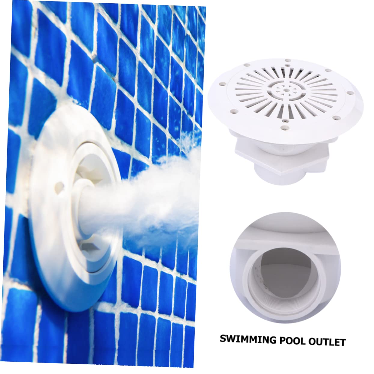 TOYANDONA 1 Pieza Desagüe Principal para Piscina In Ground Accesorio de Drenaje Eficaz para Instalación y Compatible con Mayoría de Estándar