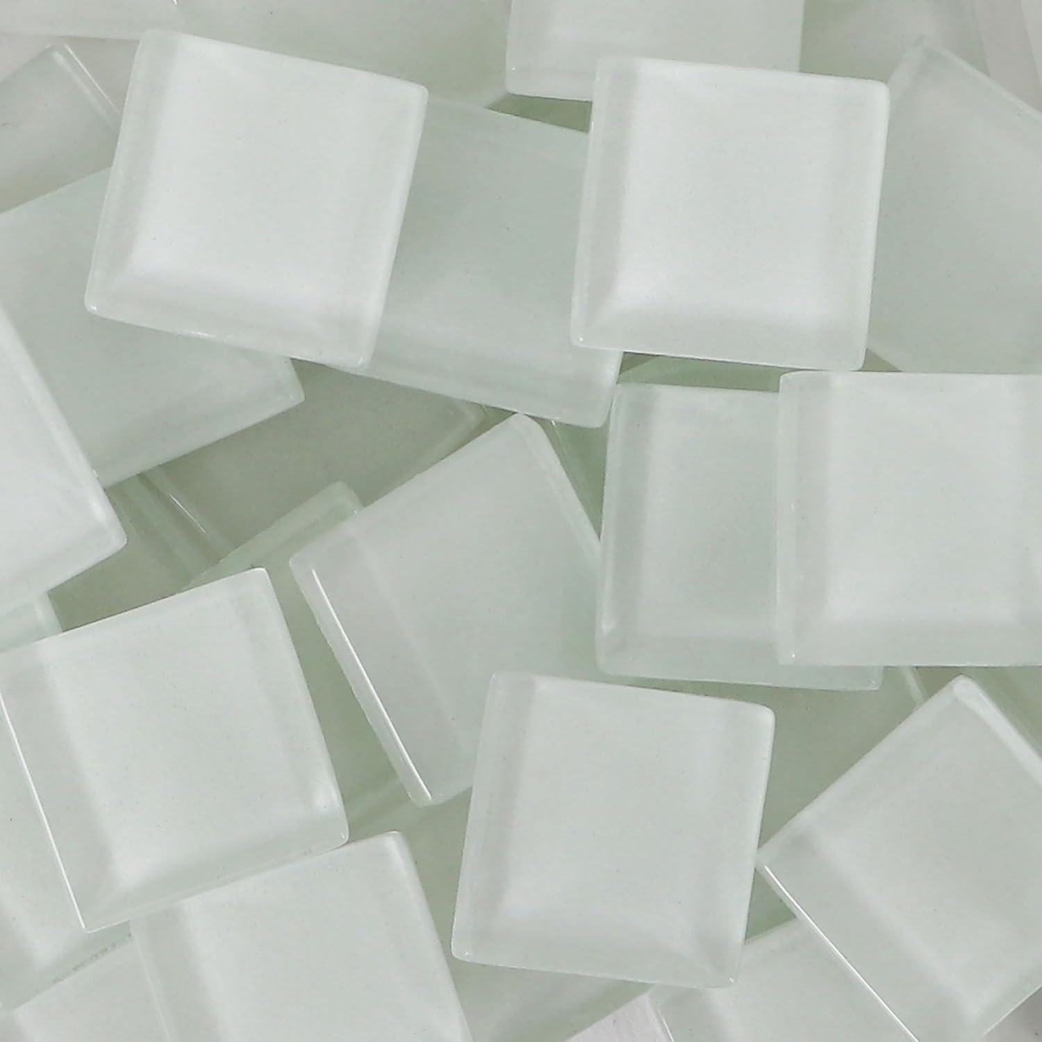 10mm x 10mm Glow in The Dark Mosaic Tiles - Arts and Crafts - Indoor/Outdoor Projects - Blue, 3 Pounds
