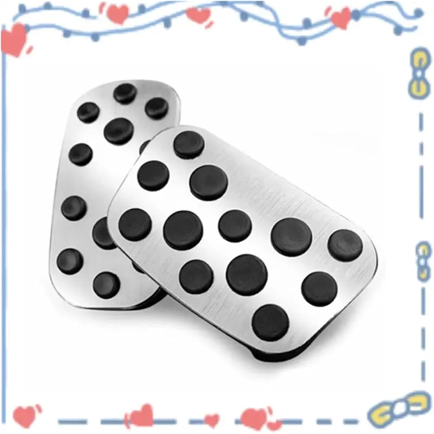 Car Pedals Compatible with Toyota 4Runner 2025 Gas Accelerator Brake Pedal Cover Aluminium Alloy Pad Accessories