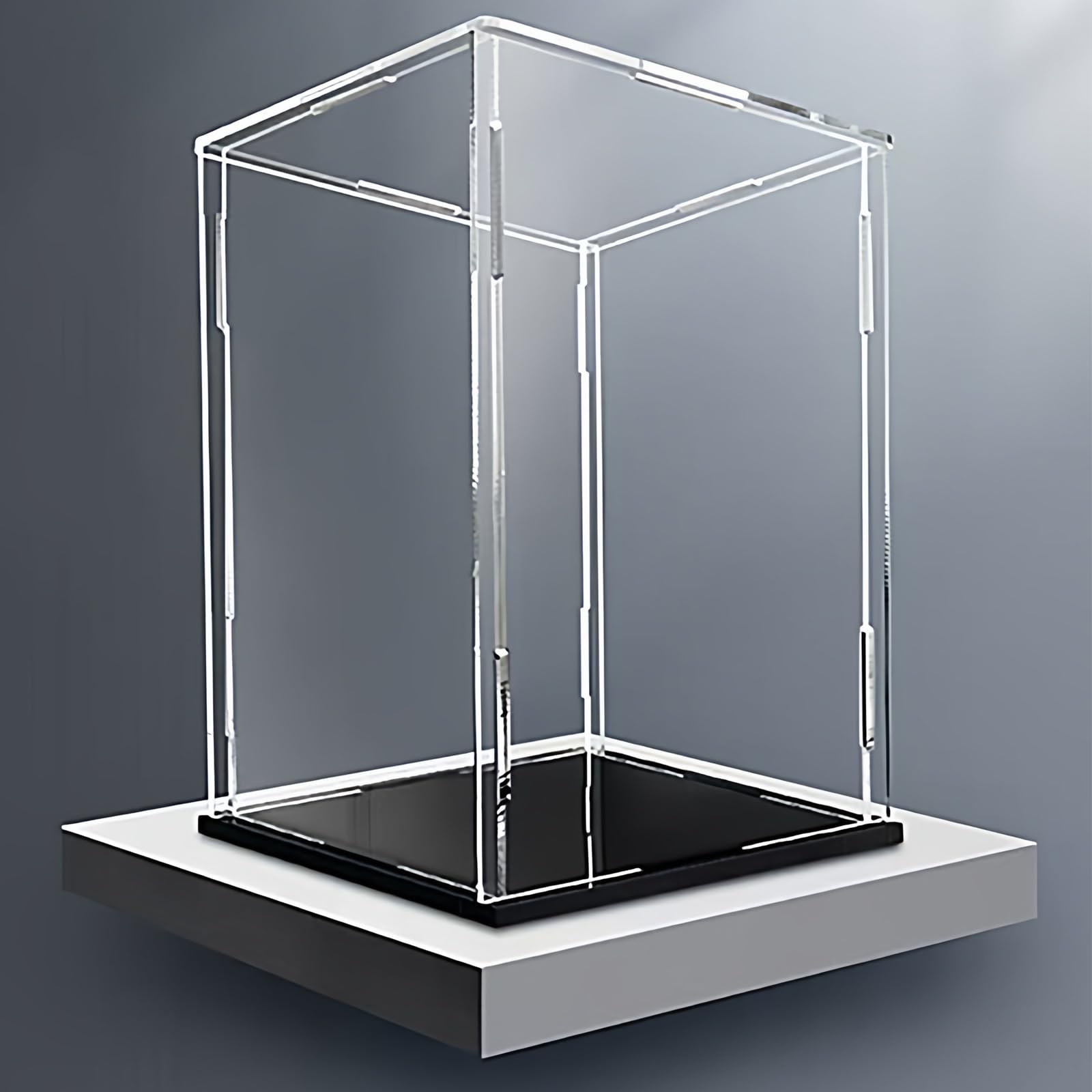 Akrylowe pudełko ekspozycyjne, Akrylowa gablota na przedmioty kolekcjonerskie Zabawki Figurki Wiele rozmiarów(H10cm,LxW 50x20cm)
