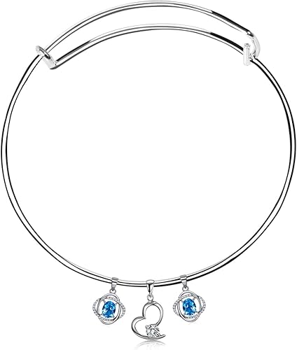 Miniatura 10 de UPINS 60 pulseras expandibles para hacer joyas en blanco, pulseras de alambre ajustables para mujer, plata y oro